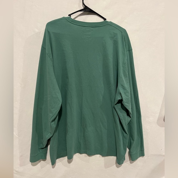 LL Bean Mens Carefree Unshrinkable Tee Long Sleeve 2XL - Picture 4 of 4